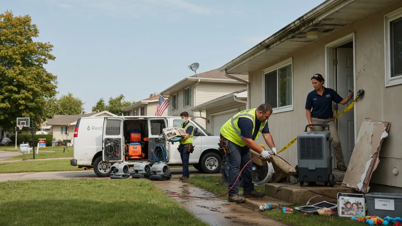 Water Damage Restoration in South Milford, IN near me